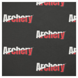 Archery Abstract Swish - Graphic Two-Tone Art Fabric