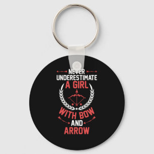 Archery Archer Bowman Key Ring