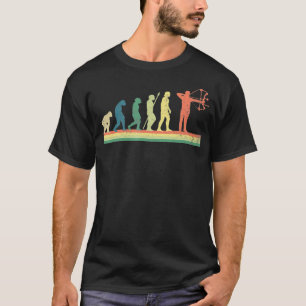 Archery Archer Evolution Retro Gift T-Shirt