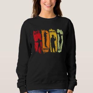 Archery Archers Aim Shoot Swear Repeat Sweatshirt