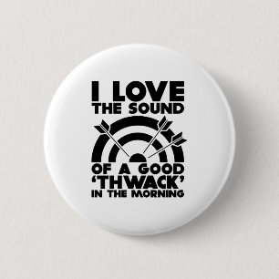 Archery   Arrows and Bows Archery Gift 6 Cm Round Badge