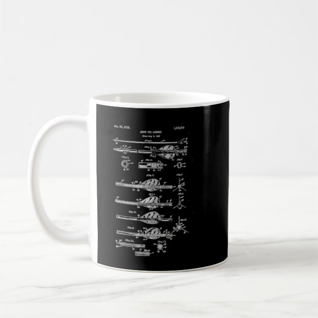 Archery Arrows Vinage Design  Compound Bow ee Coffee Mug (Left)