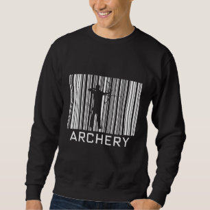 Archery Barcode Hobby And Sport  Idea Sweatshirt