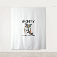 Archery because murder is wrong Funny cat archer