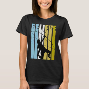 Archery Believe Silhouette Colorful Retro Vintage T-Shirt
