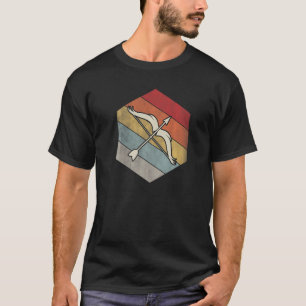 Archery Bow And Arrow Geometric Distressed Vintage T-Shirt