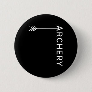Archery Bow And Arrow Shooting Hunting Shirt Gift 6 Cm Round Badge