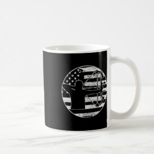 Archery Bow Hunting Usa American Flag 4th Of July Coffee Mug