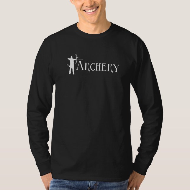 Archery  Bowman Archer Bow Hunting  Bowhunter T-Shirt (Front)