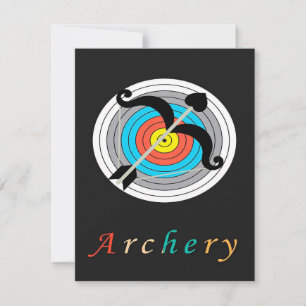 Archery Canvas Décor Room Gift Birthday Invitation