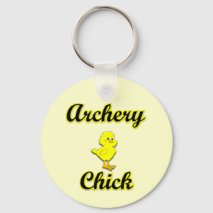 Archery Chick Key Ring
