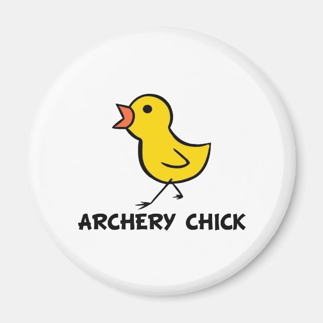 Archery Chick Magnet (Front)