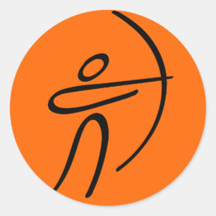Archery Classic Round Sticker