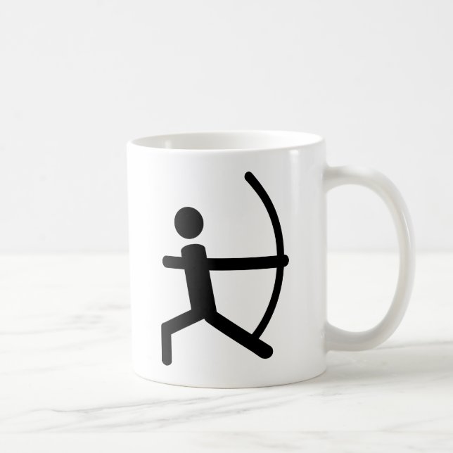 archery coffee mug (Right)