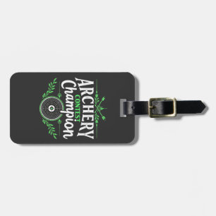 Archery Contest Champion Competition Bow And Arrow Luggage Tag