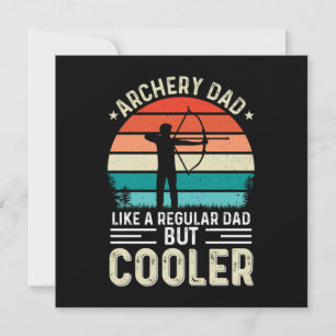 Archery Dad Invitation