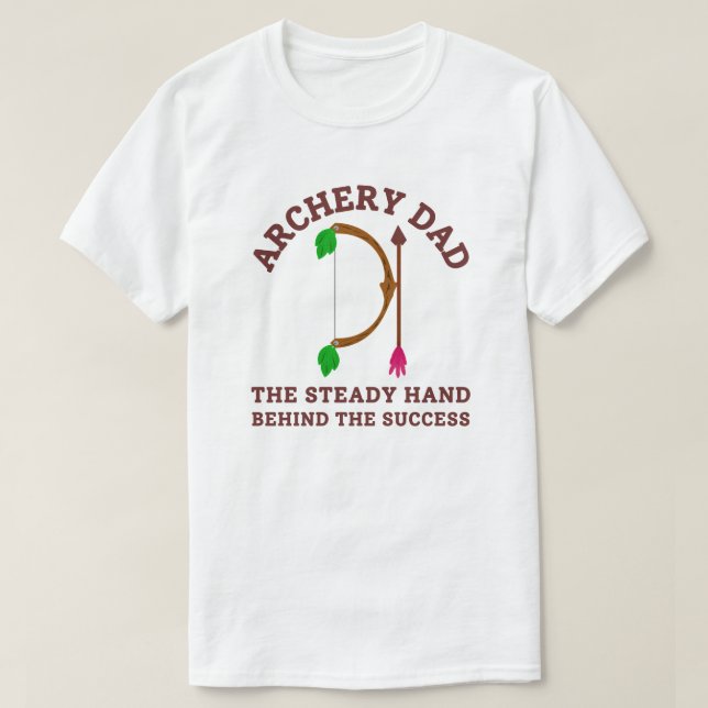 Archery Dad Quote T-Shirt (Design Front)