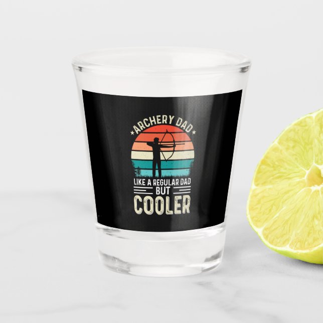 Archery Dad Shot Glass (Front)