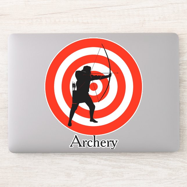 Archery Design Contour Sticker (Computer)