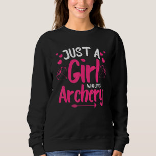 Archery Design For Girls Women Shooting Bowhunter Sweatshirt