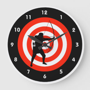 Archery Design Wall Clock