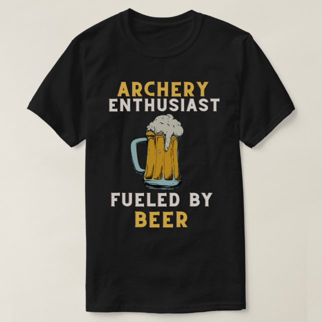 archery enthusiast beer  T-Shirt (Design Front)