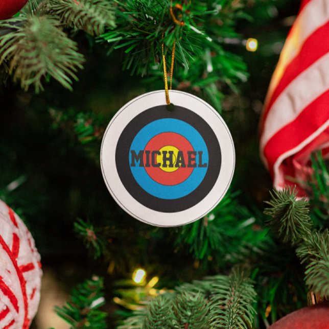 Archery Fan Personalised Ornament (Creator Uploaded)