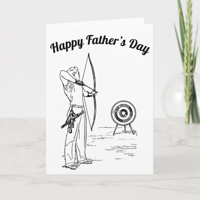Archery Father’s Day Card (Front)