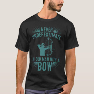 Archery  For Deer Bow Hunter Men Grandpa Hunting T-Shirt