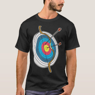Archery Gift Print Archer Bow And Arrows Print  T-Shirt