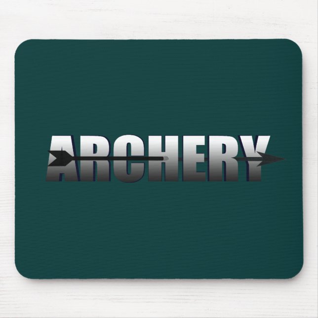 Archery gifts for Bow and Arrow addicts Mouse Pad (Front)