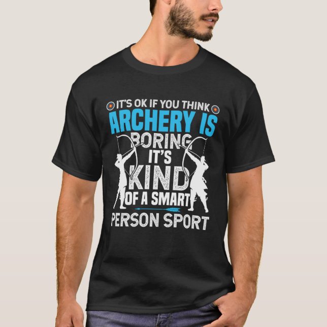 Archery Girl Hunting Bow Arrow  Archer Hunter T-Shirt (Front)