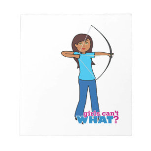 Archery Girl Notepad