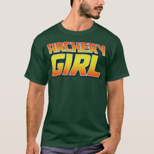 Archery girl vintage design Perfect present T-Shirt