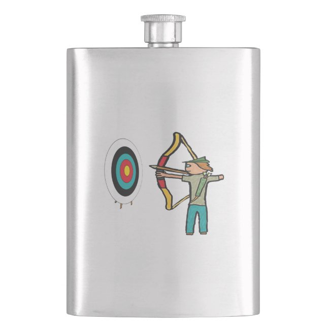 Archery Hip Flask (Front)