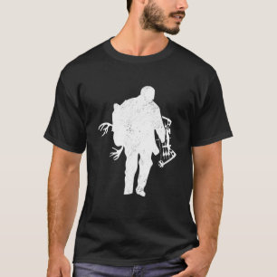 Archery Hunter With Antlers And A Bow Professional T-Shirt
