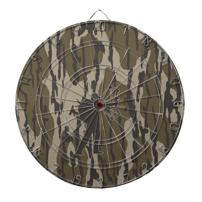 Archery hunting bottomland camo bow hunting dartboard (Front)