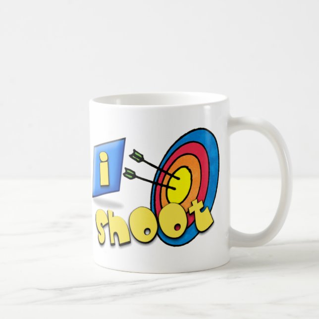 ARCHERY ~ iSHOOT - I SHOOT Coffee Mug (Right)