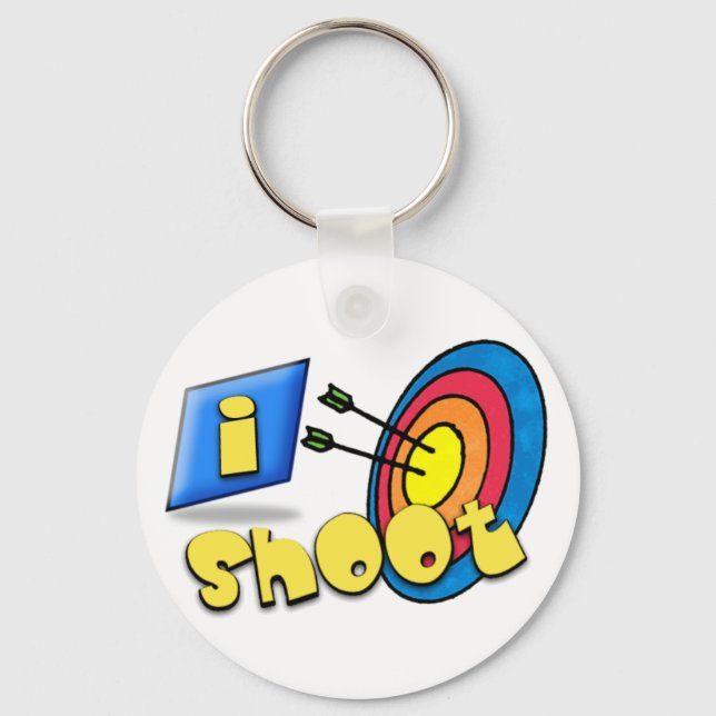 ARCHERY ~ iSHOOT - I SHOOT Key Ring (Front)