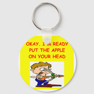 ARCHERY joke Key Ring
