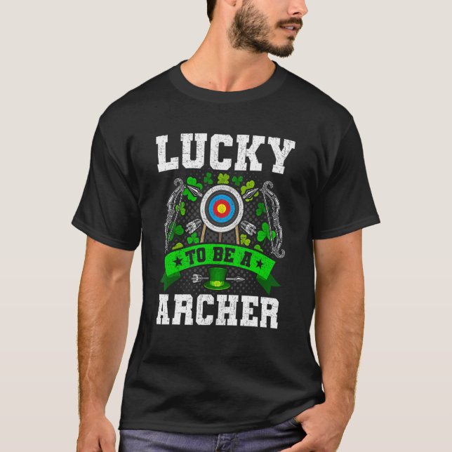 Archery Lucky Archers Bowhunter T-Shirt (Front)
