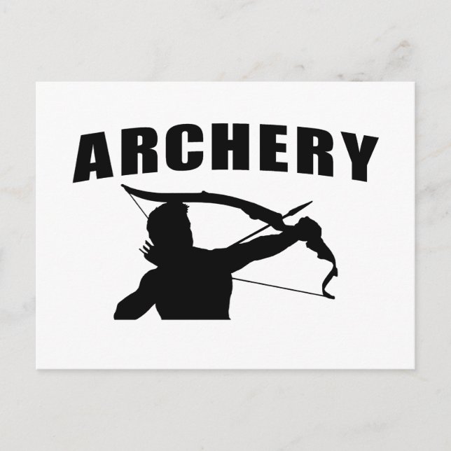 Archery - Male Postcard (Front)