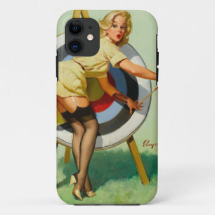Archery Pin-Up Girl iPhone 11 Case