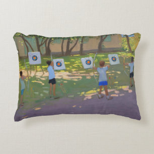 Archery practise France Decorative Cushion