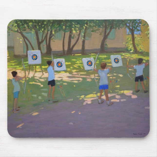 Archery practise France Mouse Pad (Front)