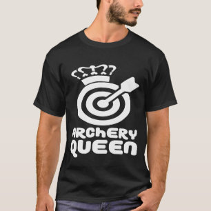 Archery Queen Women Girls Target Cute Mom Archer T-Shirt
