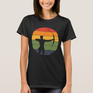 Archery Retro Funny Bow Arrow Sport Hunter T-Shirt