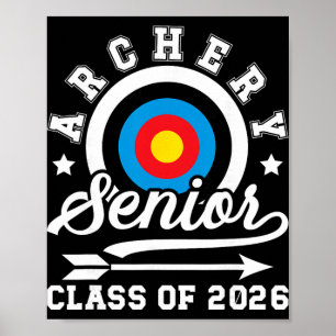 Archery Senior 2026 Cl Of 2026 Senior Archer Poster