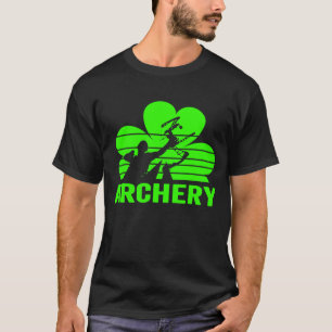 Archery Shamrock  St Patricks Day T-Shirt
