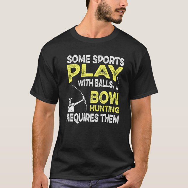 Archery Shooting For A Bow Hunter T-Shirt (Front)
